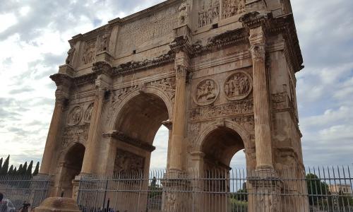 Arco de Constantino,  viaje a Roma '17, Lenguas Clásicas, 1ºBachillerato.