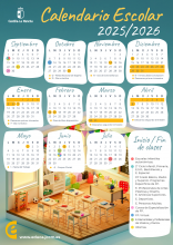 Calendario Escolar CLM 25/26