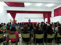 IES Francisco Nieva. Charla en el Salón de Actos